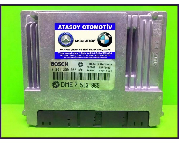 BMW E46 318İ MOTOR BEYNİ 0261209007 0261209005 0261209001 7508292 7513965 7523838 7519592 7512354 1430396 7515182 1430396 12147522716 12147524074 12147519593 12142460607 12142460608 N42